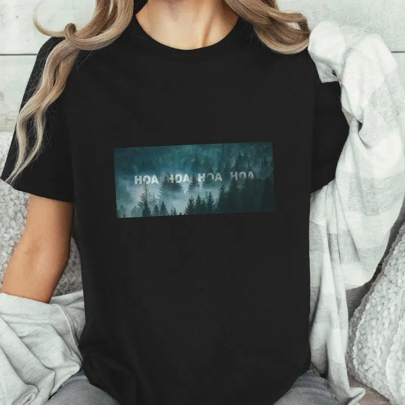 Hoa Hoa Hoa T-shirt, Movie Sweatshirt, Twilight Inspired Sweatshirt, Forks Sweatshirt, Weather Cozy Season Tee