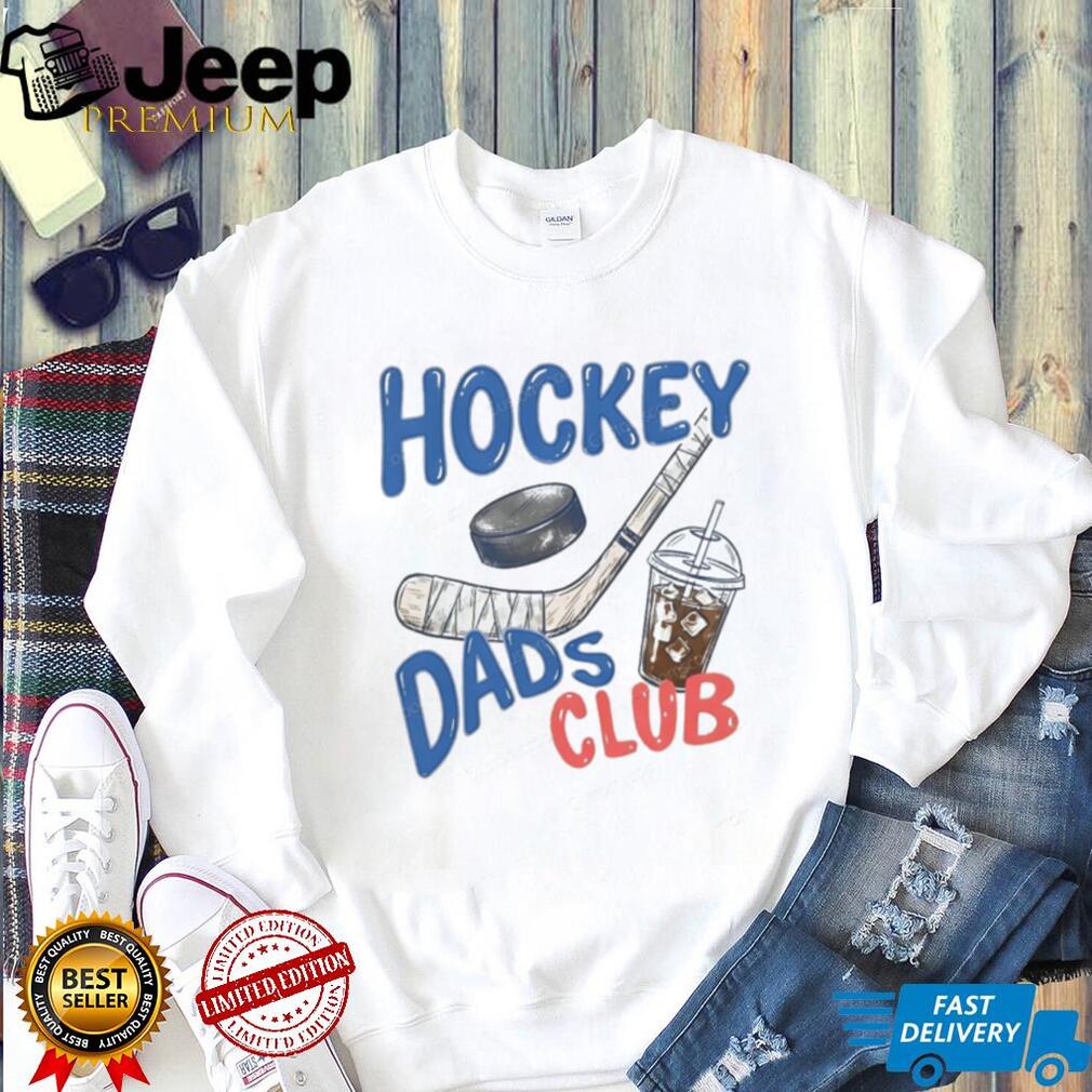 Hockey Dads Club Iced Coffee & Sports Graphic Cream T Shirt