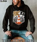 Hoist The Cone Traffic Cone Pirate Skull Cityscape T Shirt