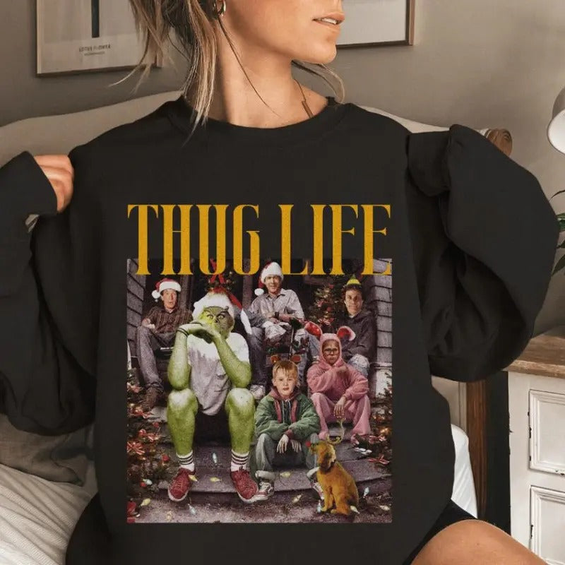 Holiday Vibes! Christmas Movie Sweatshirt for Thuga Life Fans