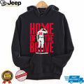 Home Of The Brave Baseball Player Salute Patriotic Sports T Shirt