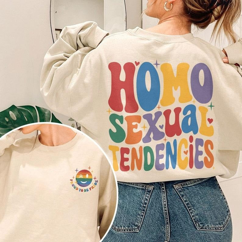 Homosexual Tendencies Sweatshirt, LGBT Pride Month Crewneck, Protect Queer Youth Shirt, Funny Gay Pride Shirt, Lesbian Tshirt, Pride Rainbow  T-shirt, sweater and Hoodie