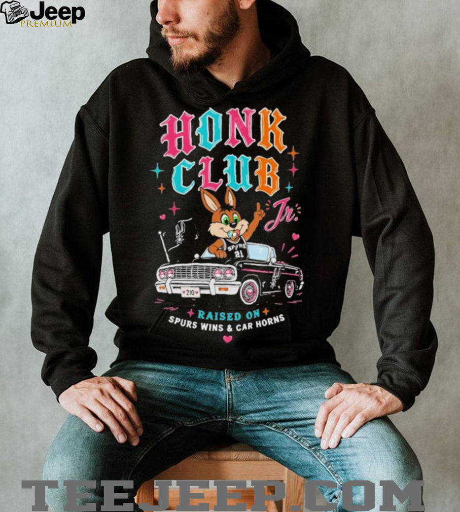Honk Club Jr Raised On Spurs Wins & Car Horns Kid’s T Shirt