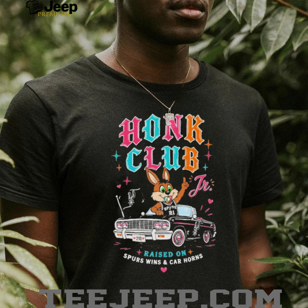 Honk Club Jr Raised On Spurs Wins & Car Horns Kid’s T Shirt