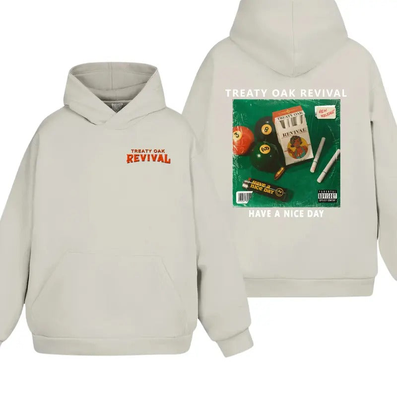 Treaty Oak Revival 2 Side T-Shirt/Hoodie, For Men And Women , Gift For Her, For Fan Unisex Cotton Menswear Top unisex hoodie