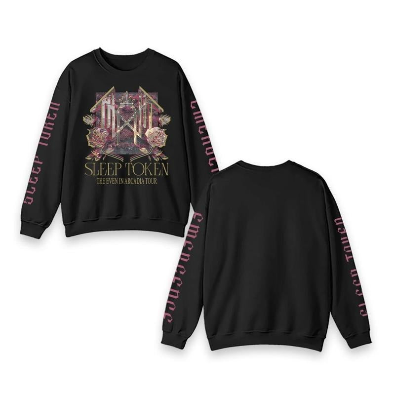 Sleep Token - EMERGENCE NEW DESIGN 2025 Print Vintage Sweatshirt/Hoodie, Gift For Fan With Sleeves Design O9NAC