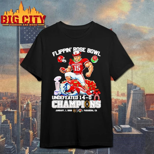 Hoosiers Rose Bowl Champs Undefeated 14-0 shirt