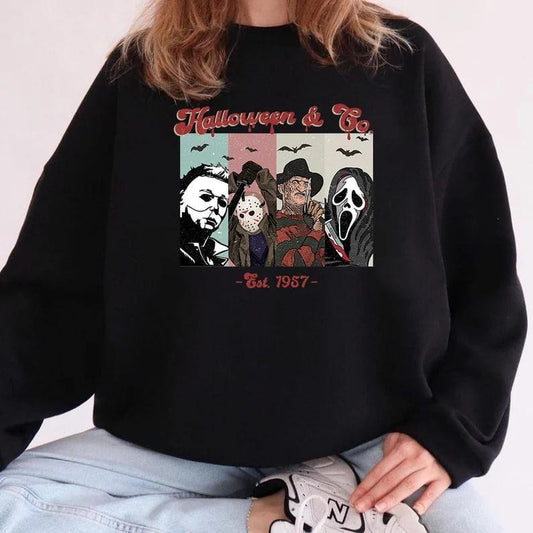 Horror Characters Friends Shirts, Horror Movie Halloween Scream Shirt, Halloween Horror Movie Shirt, Trick or Treat Shirt, Halloween Outfits