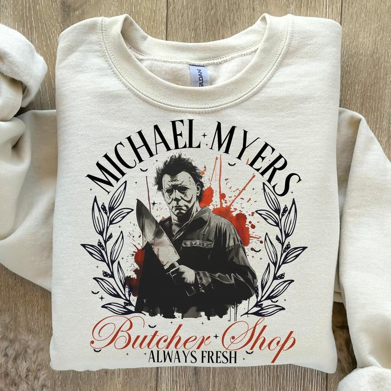 Horror Movies Sweatshirt, Spooky Season Sweatshirt, Halloween Sweatshirtstyle{n002}2