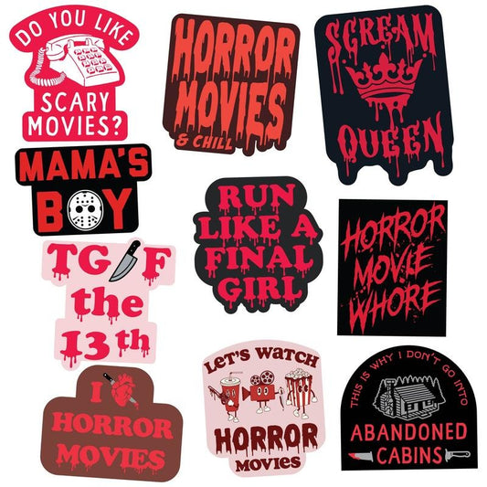 Horror Sticker Extra Large Stickers for Adults Funny Adhesives with Memes Halloween  Funny Sarcastic  Multi
