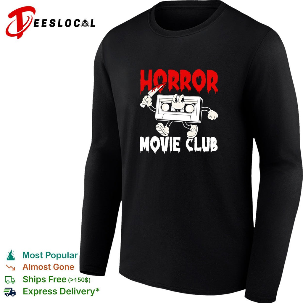 Horror movie club VHS tape shirt