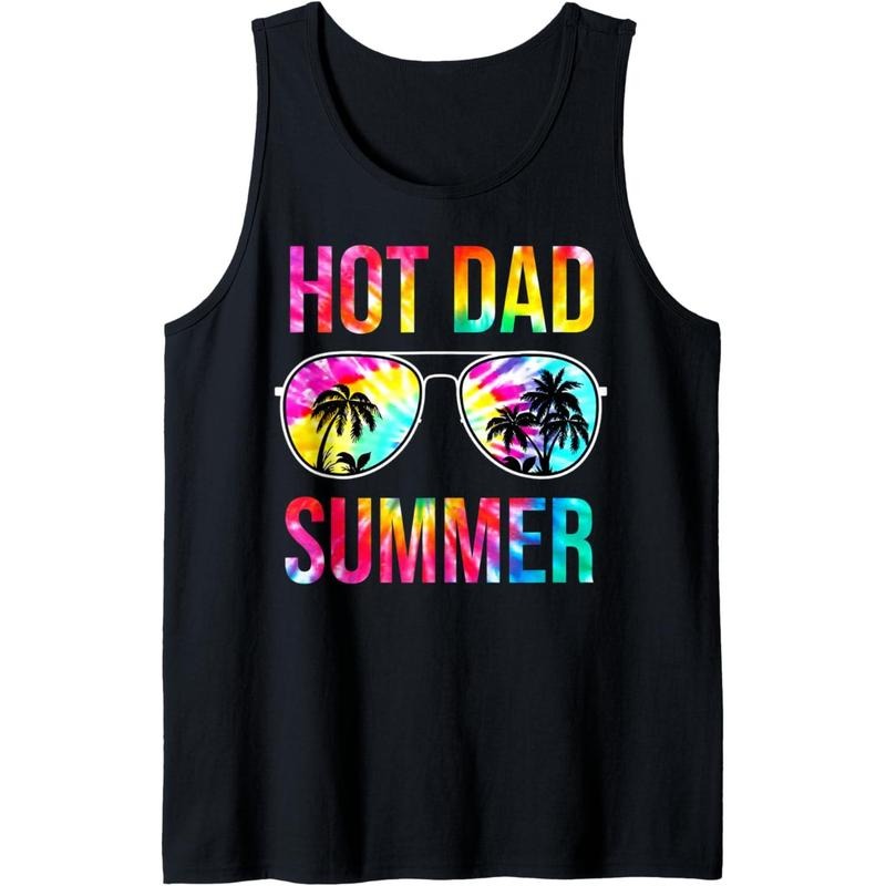 Hot Dad Summer Family Matching Sunglasses Tie Dye Funny Dad Tank Top MADE IN USAstyle{n002}2 T-Shirts, Hoodie, Sweatshirt