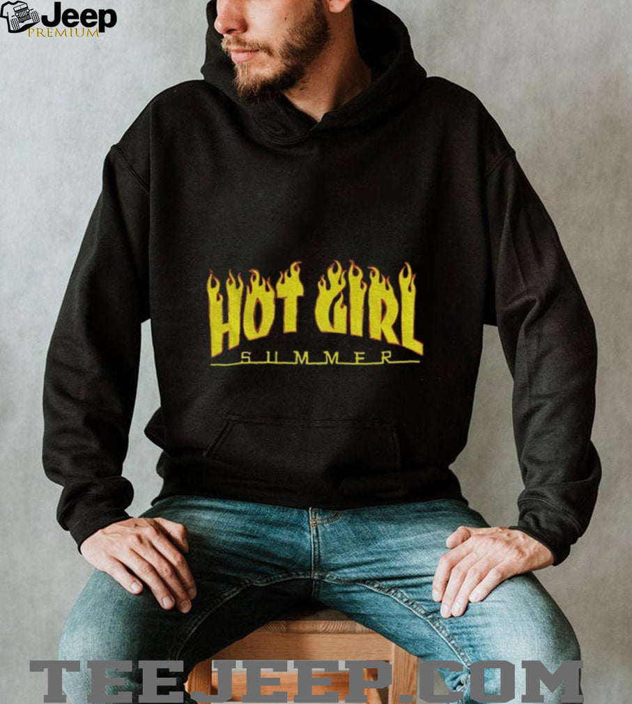 Girl Summer 2026 Flame Graphic Aesthetic T Shirt