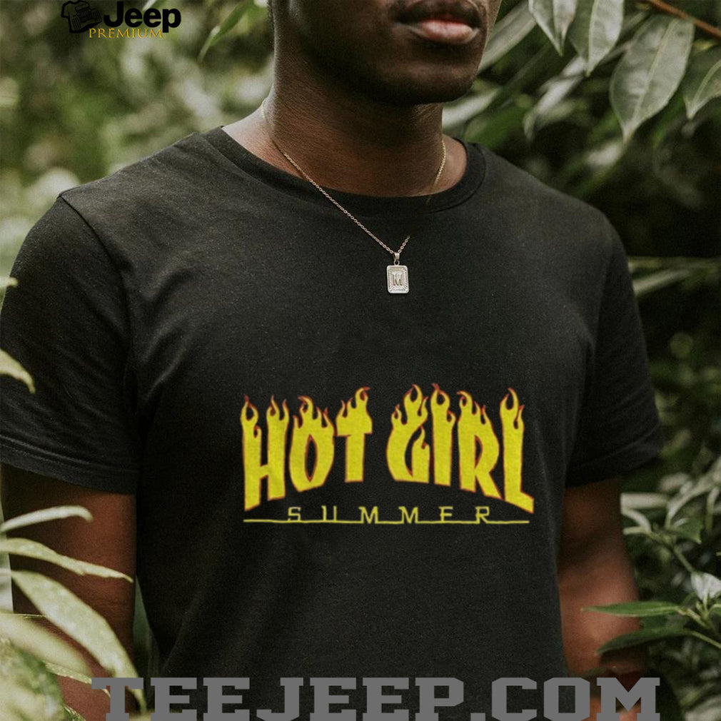 Girl Summer 2026 Flame Graphic Aesthetic T Shirt