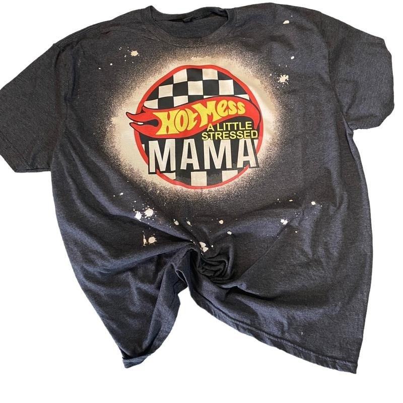 Hot Mess Little Stressed MAMA shirt Hoodie, Sweatshirt | WearSparks.com