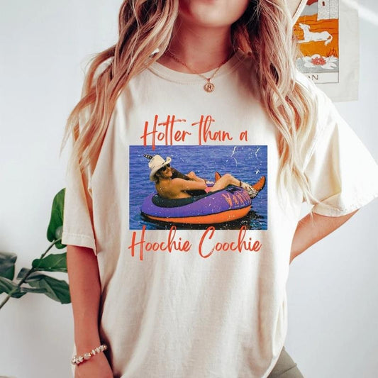 Hotter Than A Hoochie Coochie Shirt Top Womenswear Hoodie, Sweatshirt | WearSparks.com