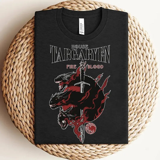 House Of The Dragon Shirt, HOTD Sweatshirt, GOT Shirt, Targaryen Shirt, Team Black Sweater, Unisex Shirt, Gift For Him, Gift For Her, Movie Night Tee