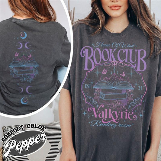 House Of Wind Book Club Comfort Color Shirt,Valkyrie Reading Room T shirt,Night Court SJM Shirt,Acotar Book Club, Book Lover,Bookish Shirt,Bookish Gift