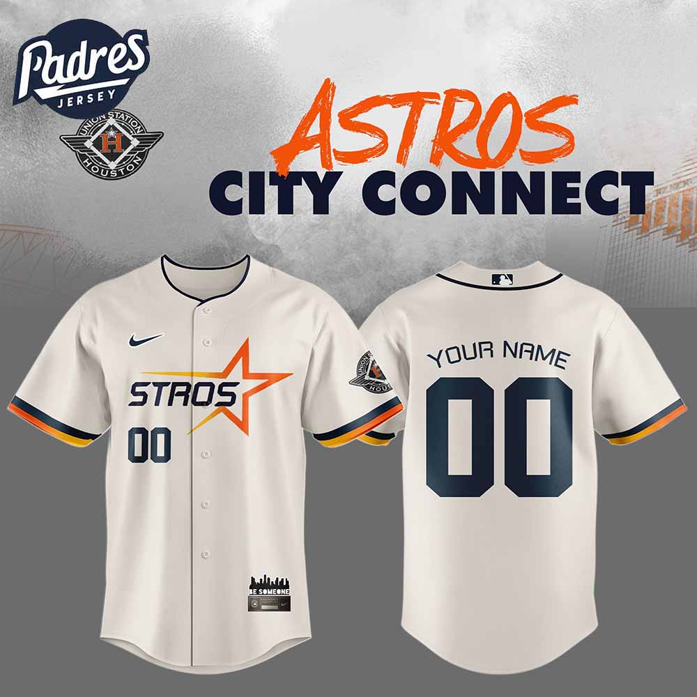 Houston Astros 2025 City Connect Special Edition Baseball Jersey - Padres Jersey Oasis: Elevate Your Baseball... (Image 1)