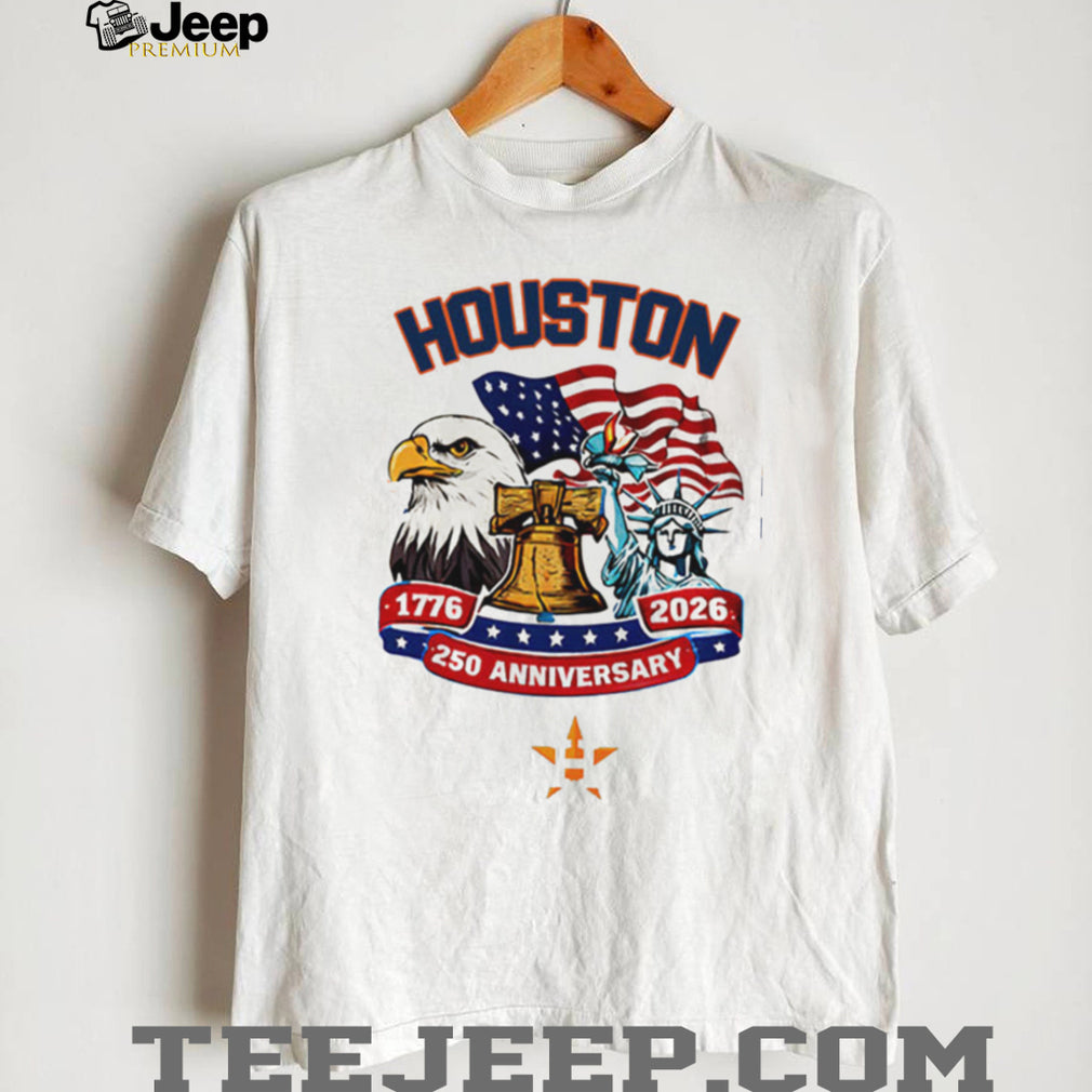 Houston Astros 250th Anniversary 1776 2026 Patriotic Baseball Jersey T Shirt