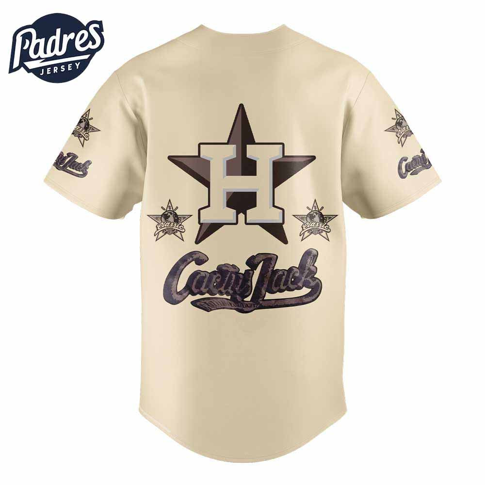 Houston Astros Cactus Jack Foundation Baseball Jersey - Padres Jersey Oasis: Elevate Your Baseball Style Game... (Image 2)