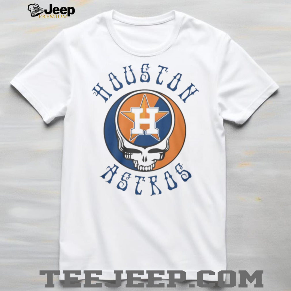 Houston Astros Steal Your Face Grateful Dead Mashup Baseball T Shirt