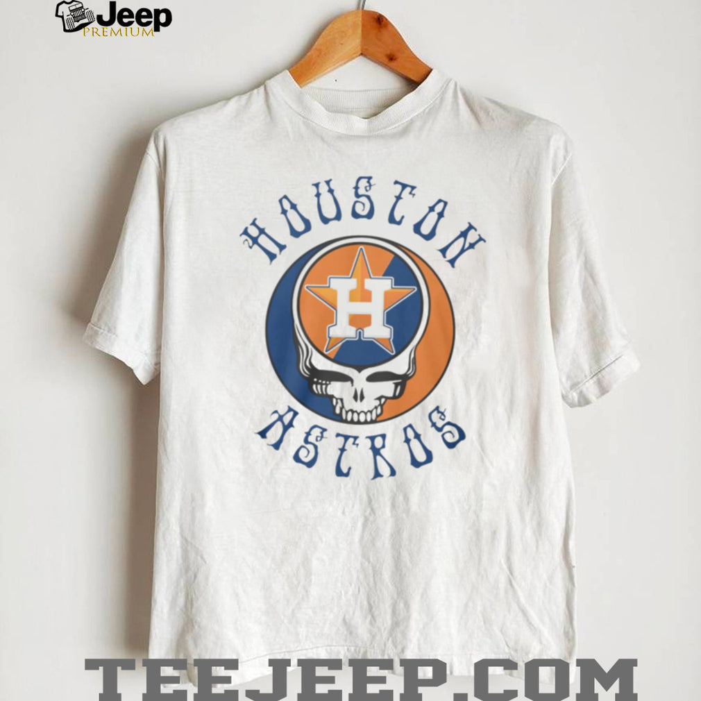 Houston Astros Steal Your Face Grateful Dead Mashup Baseball T Shirt