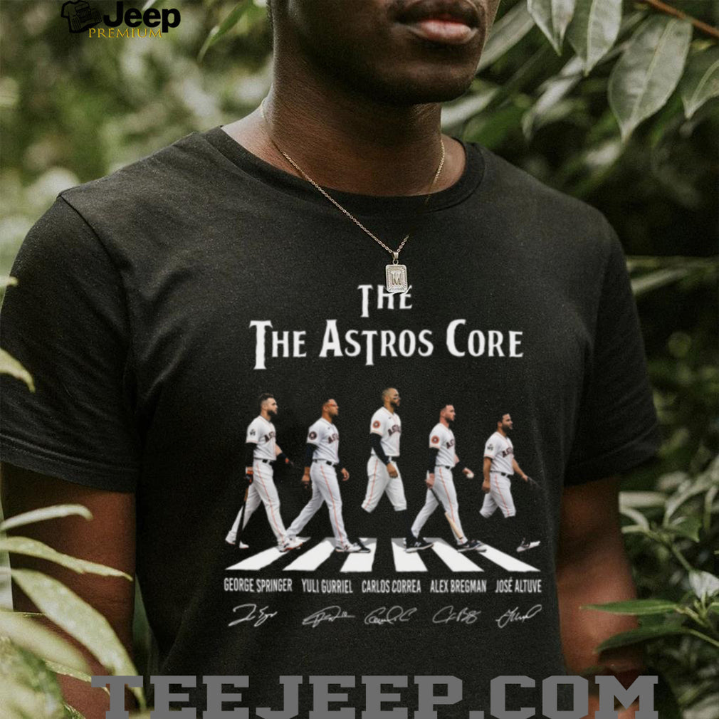 Houston Astros The Core Baseball Team Iconic Stars Vintage Style Retro Fan Men Shirt