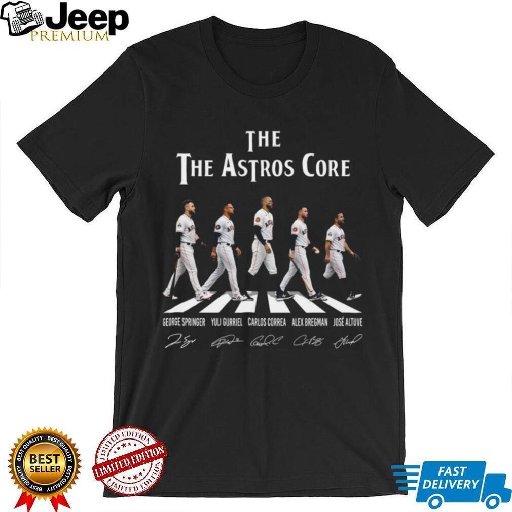 Houston Astros The Core Baseball Team Iconic Stars Vintage Style Retro Fan Men Shirt
