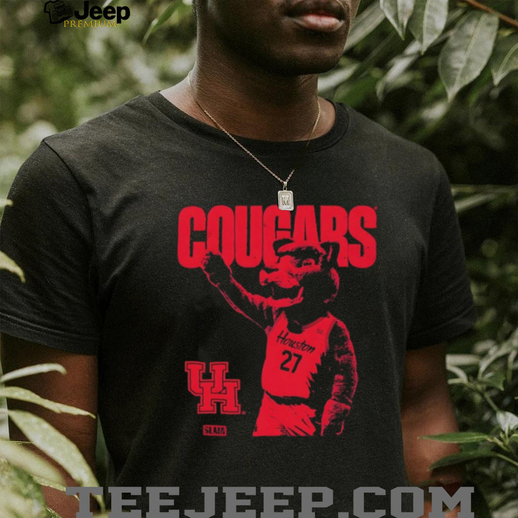 Houston Cougars Slam Basketball Mascot 27 T Shirt