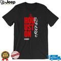 Houston Rockets NBA Playoffs Vertical Team Logo Graphic T Shirt