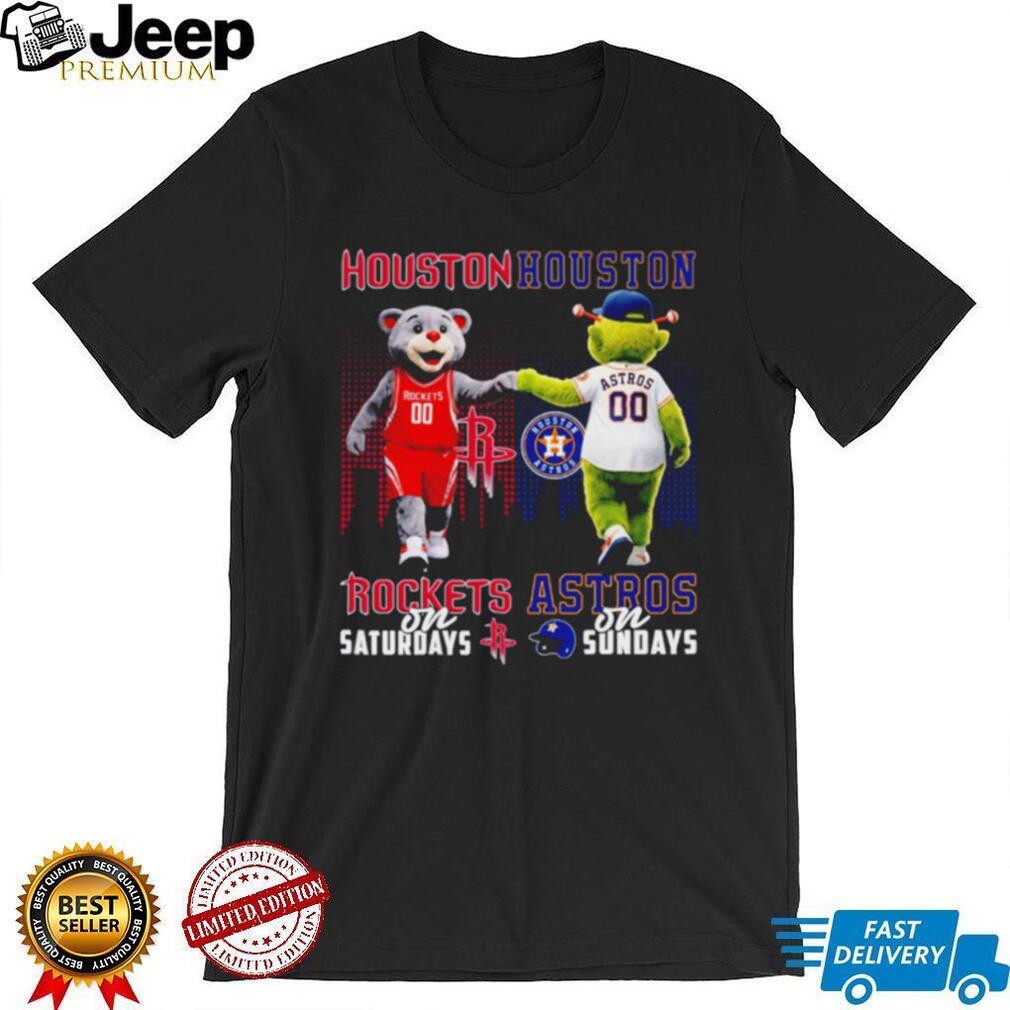 Houston Rockets on Saturdays Houston Astros on Sundays Texas Game Day T Shirt