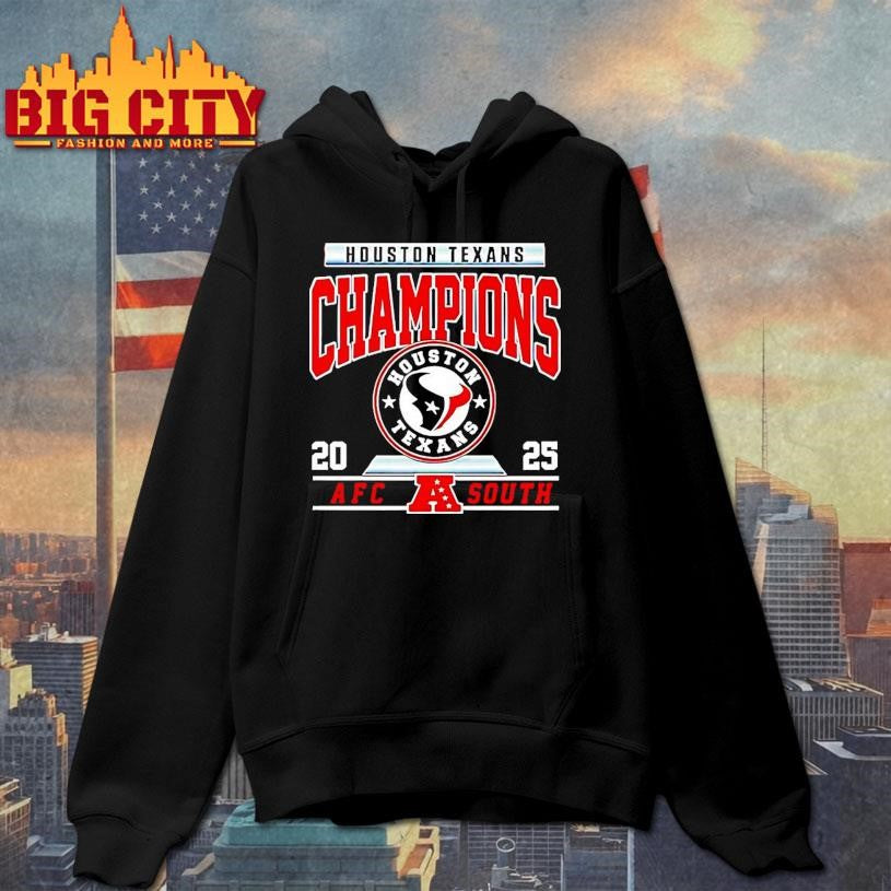 Houston Texans 2025 Afc South Champions Logo Shirt