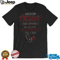 Houston Texans Football Team Logo Built Different Shirt