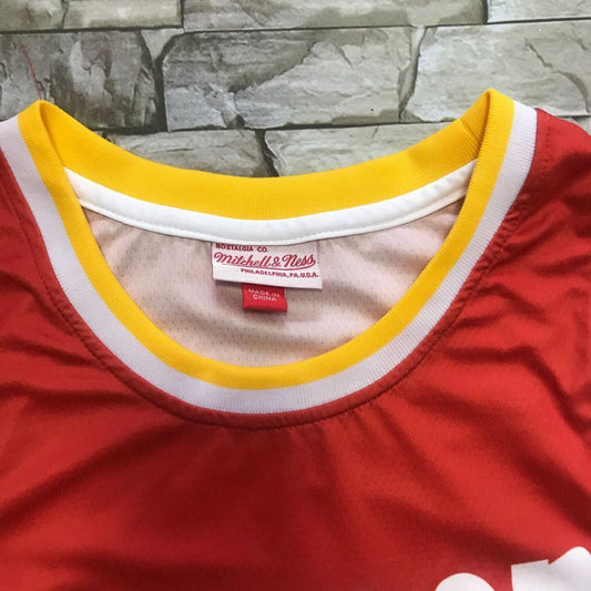 Houston Rockets Rockets mitchell&ness Collaboration Jersey Style 5