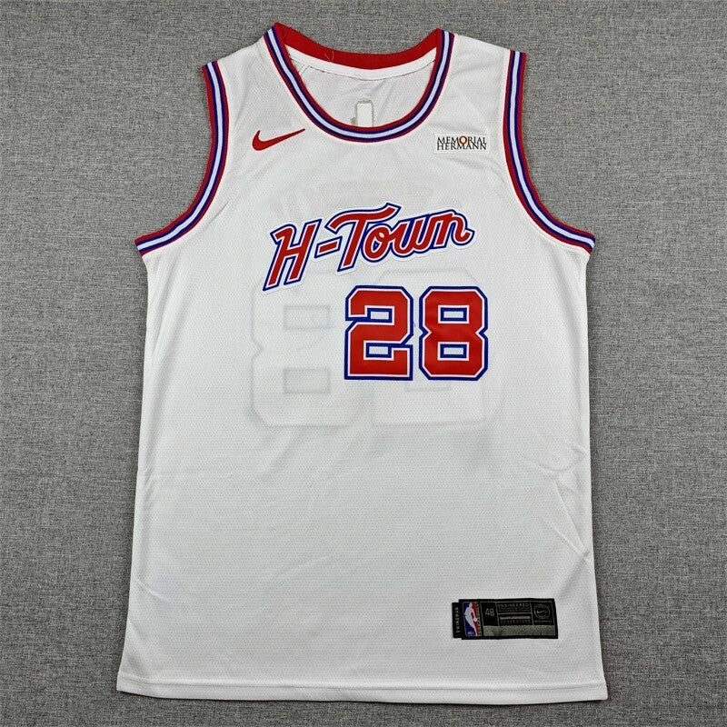 Houston Rockets #28 Alperen Sengun 26 Rockets 28 White City Edition Style 2