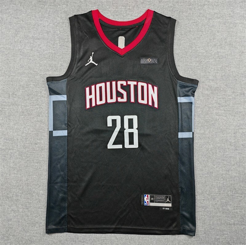 Houston Rockets #28 Alperen Sengun Rockets 28 Black Style 2