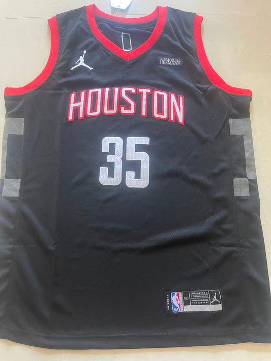 Houston Rockets #35 Kevin Durant Rockets Team 35 # Black Style 4