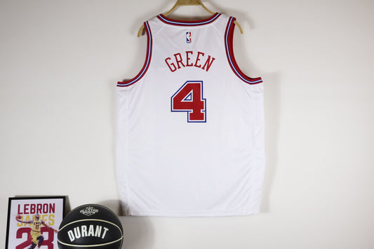 Houston Rockets #4 Jalen Green 2324 city jersey white Style 1