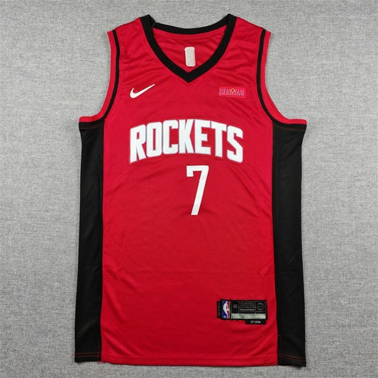 Houston Rockets #7 Kevin Durant Rockets 7 Red s-xxl Style 2