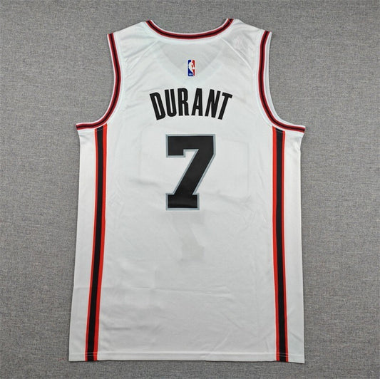 Houston Rockets #7 Kevin Durant Rockets 7 White City Edition s-xxl Style 1