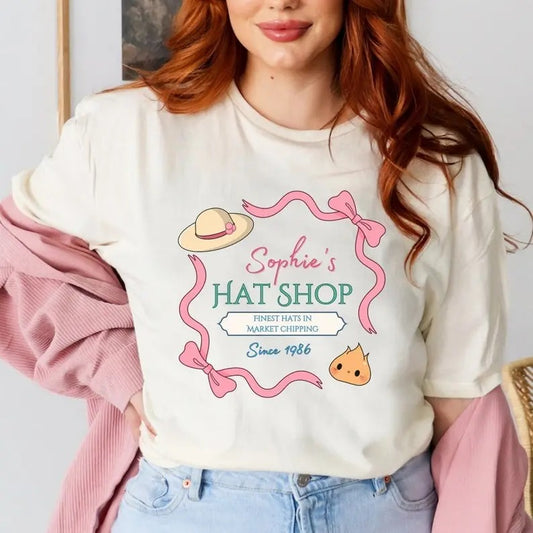 Howl's Moving Castle Inspired Sophie's Hat Shop Unisex Softstyle T-Shirt