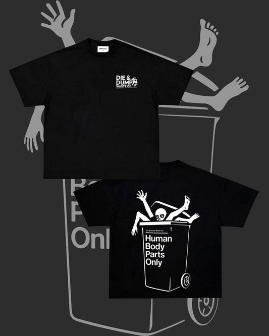 Human Body Parts Only T-shirt - Double Sided Shirt,  Unisex Shirt, Naughty Clothes Men, Menswear Classic, Classic Cotton Fabric, Cotton Fabric Menswear, Classic Menswear Oversized Pocket Sport