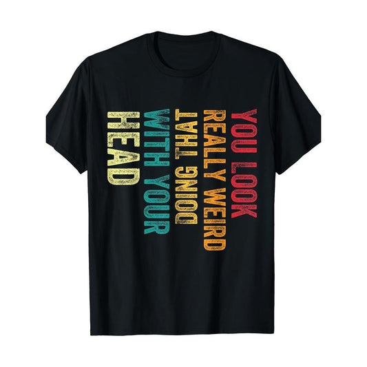 Humor Funny T-Shirt Casual Crew Neck T-Shirt Made in USA