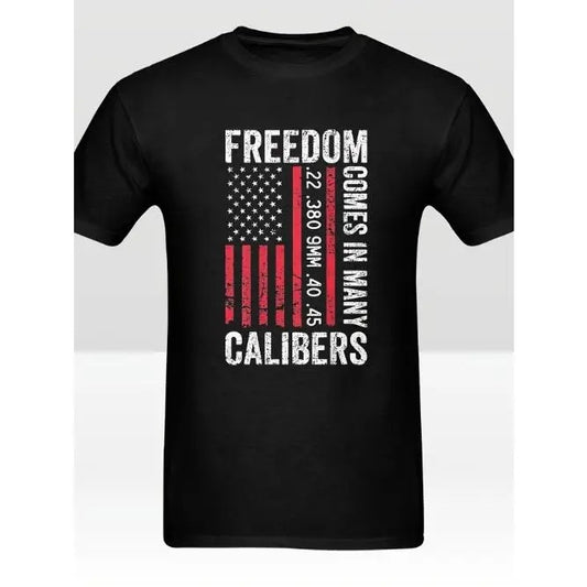 Humorous Pro Gun T-Shirt - Men's Breathable Short Sleeve Tee - Comfortable, Soft, Casual, Daily Wear, All Season, Made in USA