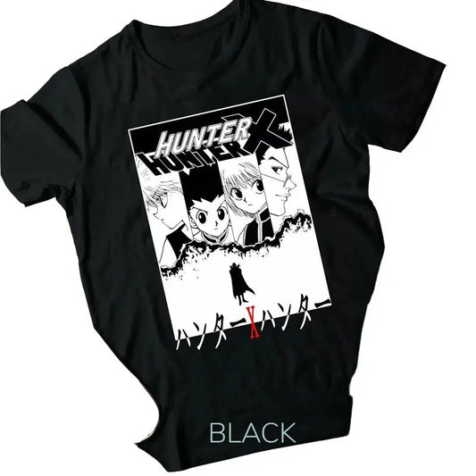 Hunter X Hunter Gon Killua hxh ANIME MANGA à manches courtes Unisexe T-Shirt