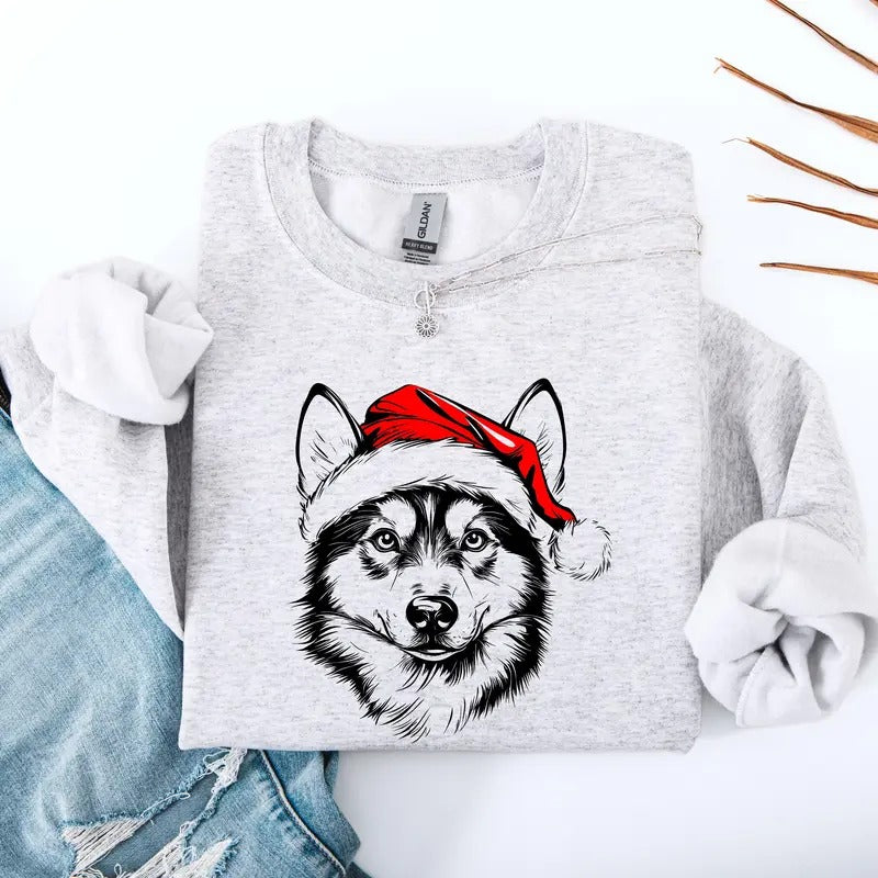 Husky, Dog Lover Apparel, Pet, Dog Breed, Cute Sweatshirt, Crew Neck, Women's, Crewneck T-Shirts, Hoodie | WearSparks.com