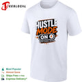 Hustle mode on work earn repeat lightning bolt shirt