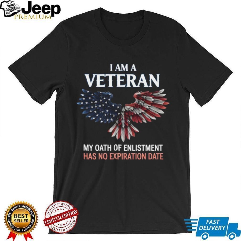 I Am A Veteran Oath Of Enlistment Patriotic Eagle Wings T Shirt