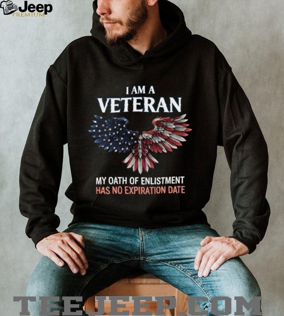 I Am A Veteran Oath Of Enlistment Patriotic Eagle Wings T Shirt